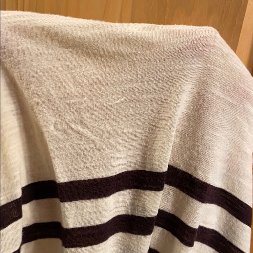 Loft long sleeve cream/black stripe top Large - Picture 10 of 16